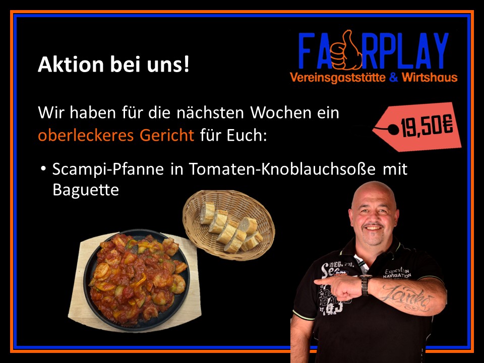 Read more about the article Aktion Scampi-Pfanne