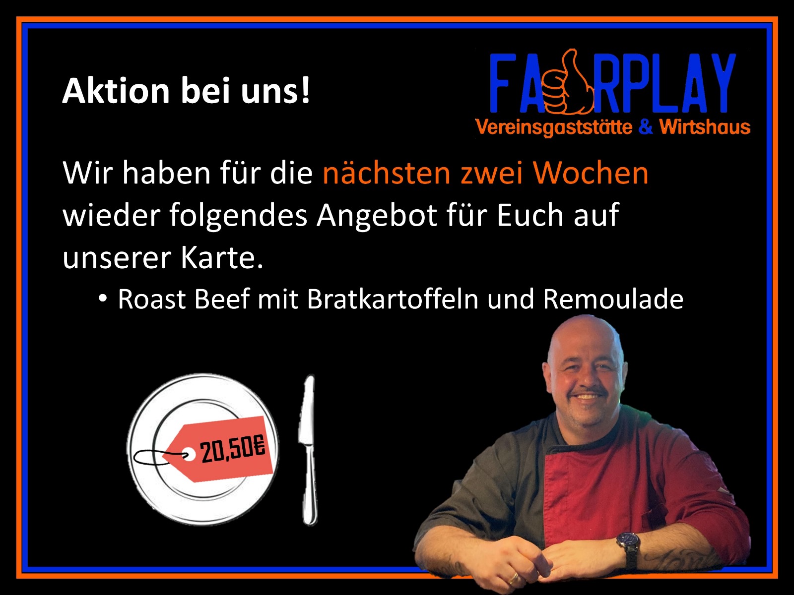 Mehr über den Artikel erfahren Aktion Roast Beef – vom 26.11. bis 10.12.2024