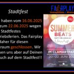 Stadtfest vom 16.06. bis 22.06.2025