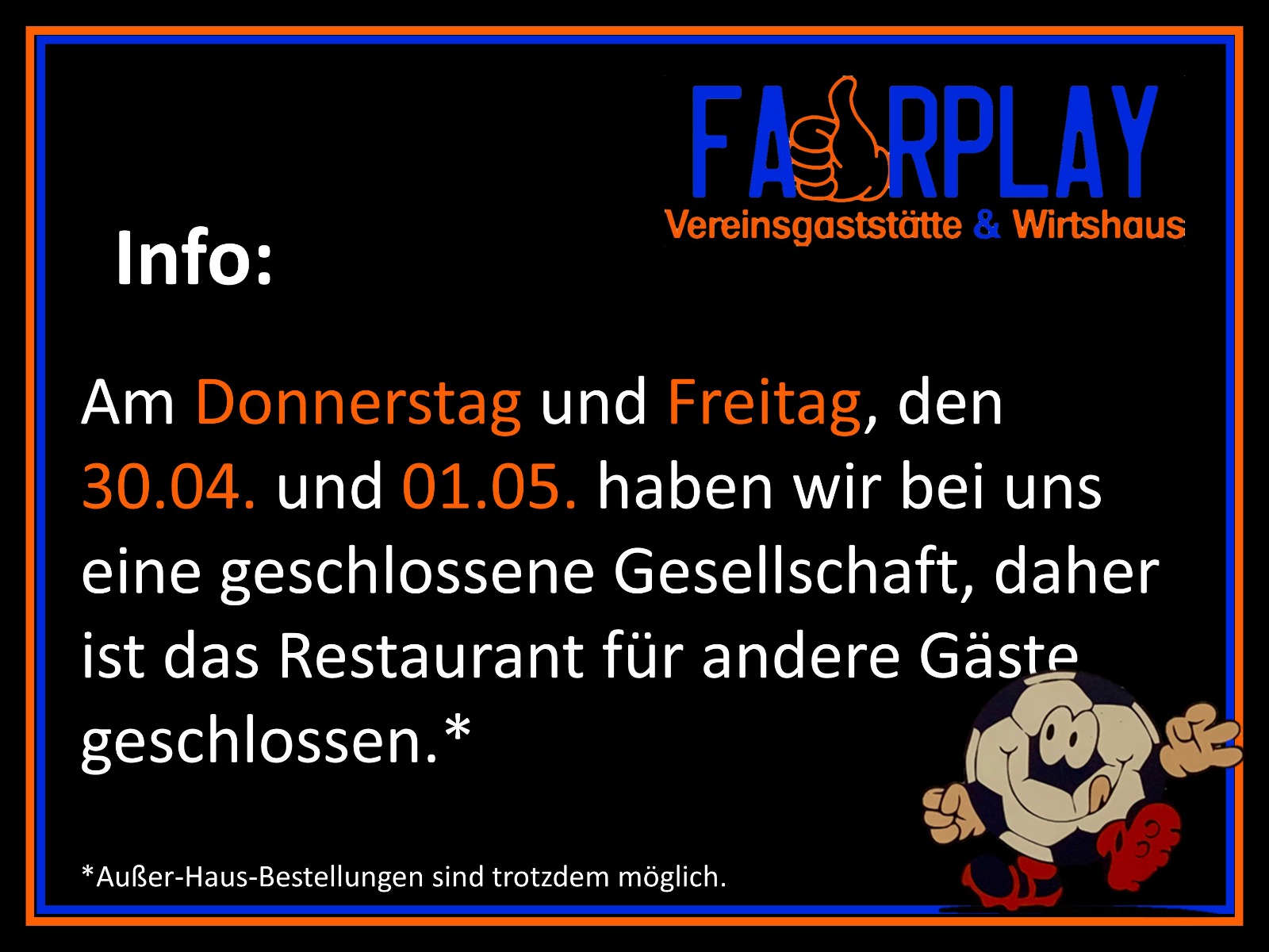 Du betrachtest gerade <span class="hpt_headertitle">Geschlossene Gesellschaft am 30.04. und 01.05.2026</span>