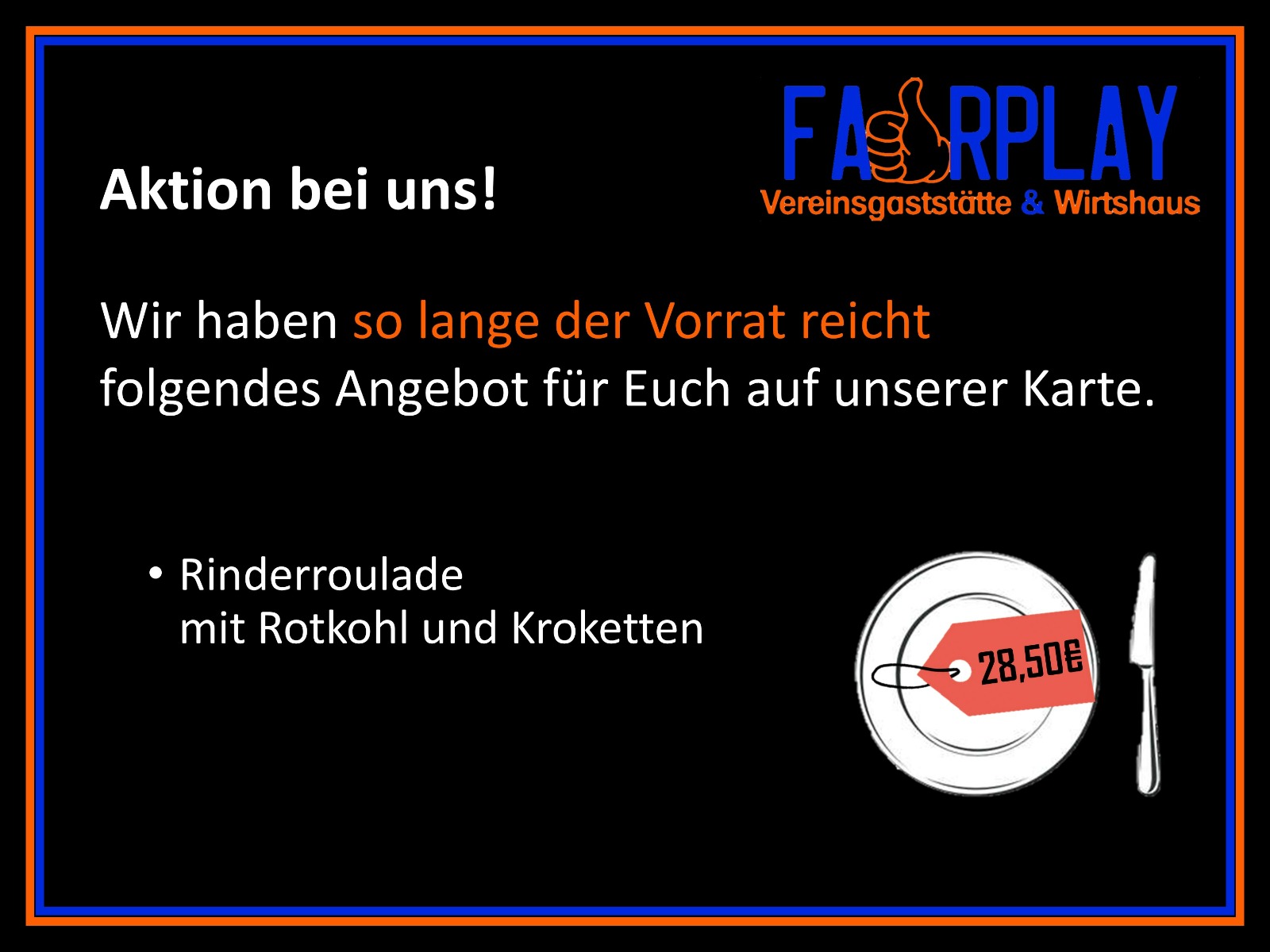 Du betrachtest gerade Aktion Rinderrouladen!