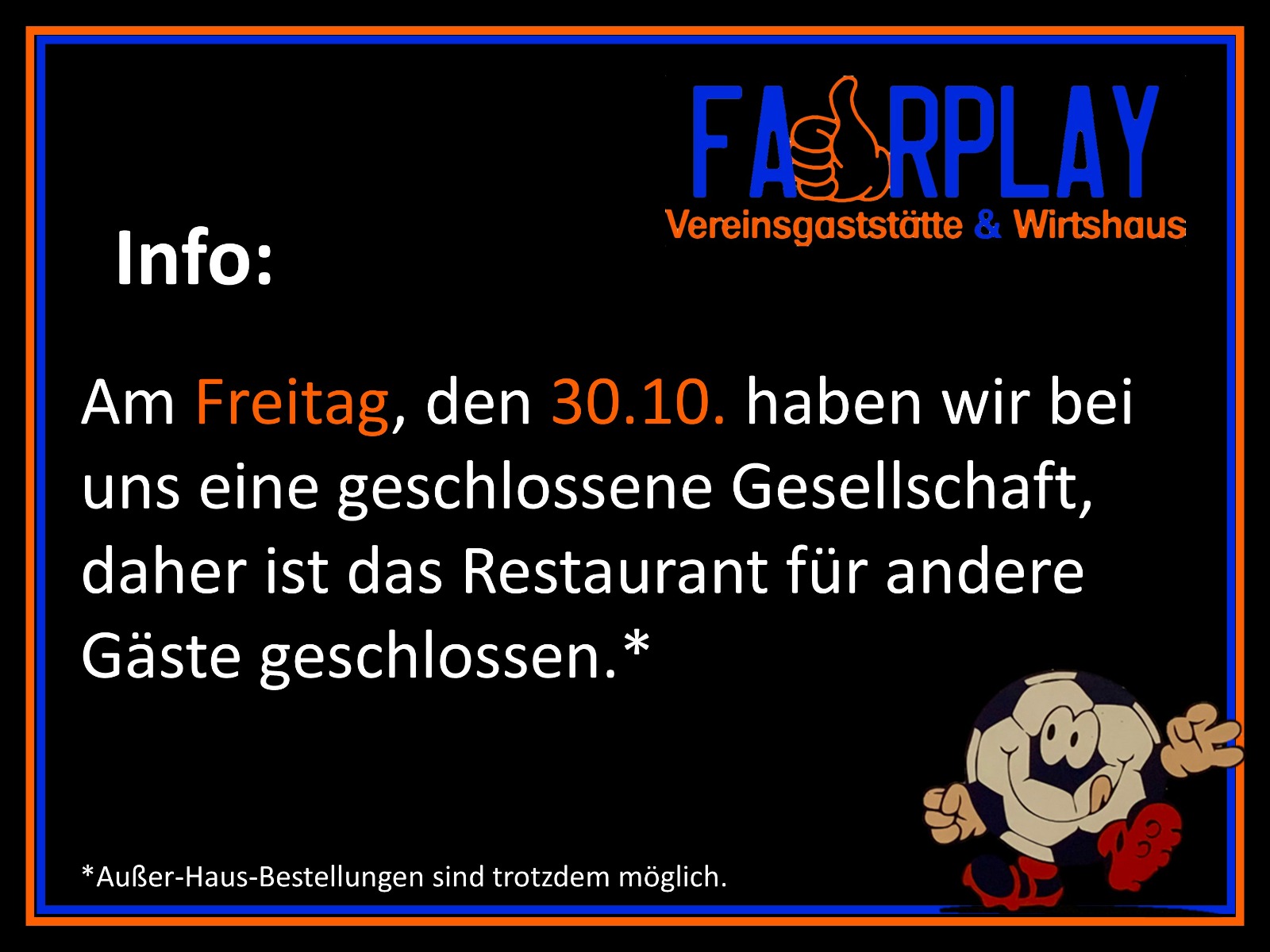Du betrachtest gerade Geschlossene Gesellschaft am 30.10.2026
